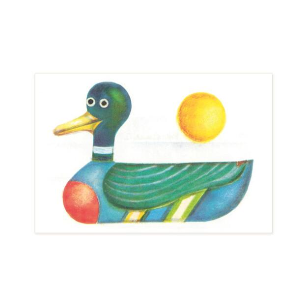 Dino wooden block puzzle 6 pc Duck