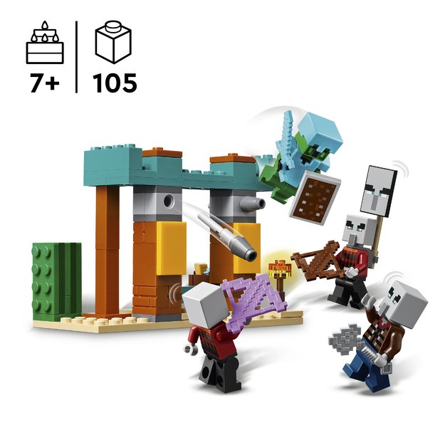 LEGO Minecraft The Illager Desert Patrol