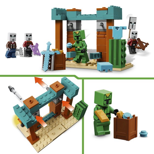 LEGO Minecraft The Illager Desert Patrol