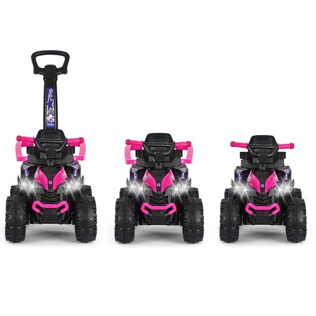 Milly Mally ride-on car Wild 3in1 pink