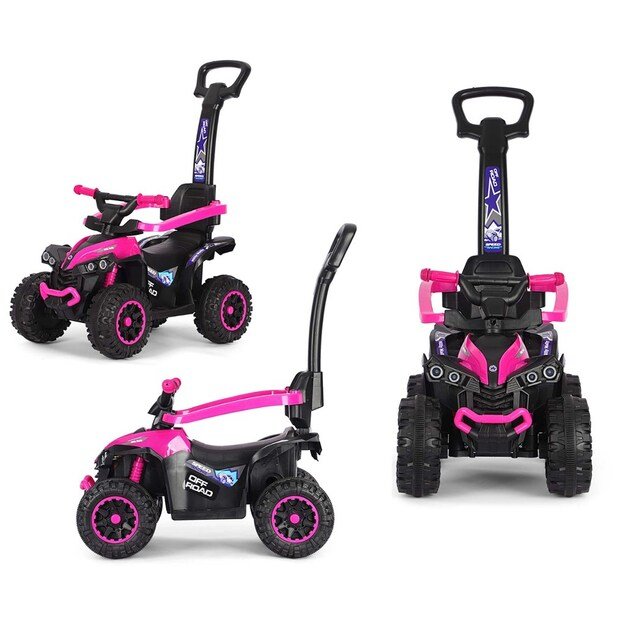 Milly Mally ride-on car Wild 3in1 pink
