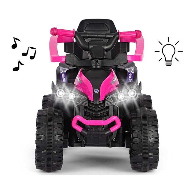 Milly Mally ride-on car Wild 3in1 pink