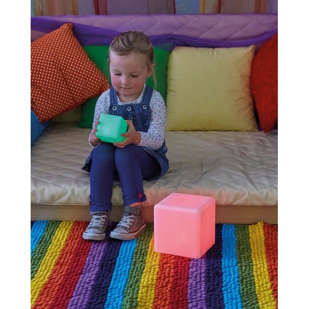 TTS Sensory ICT Glow Construction Blocks 12pk