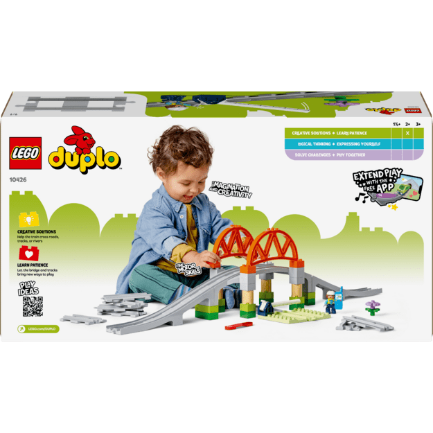 LEGO DUPLO Train Bridge and Tracks Expansion Set
