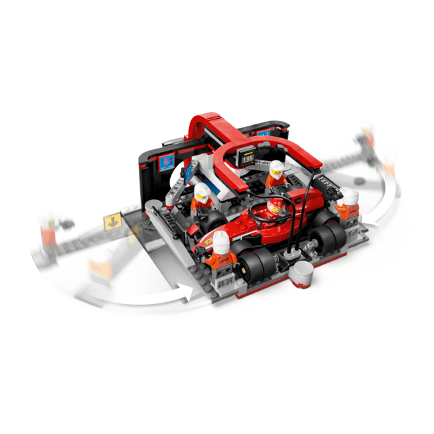 LEGO City F1 Pit Stop & Pit Crew with Ferrari Car