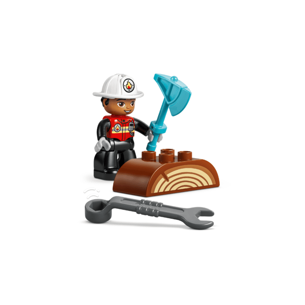 LEGO DUPLO Fire Truck with Hose and Firefighter