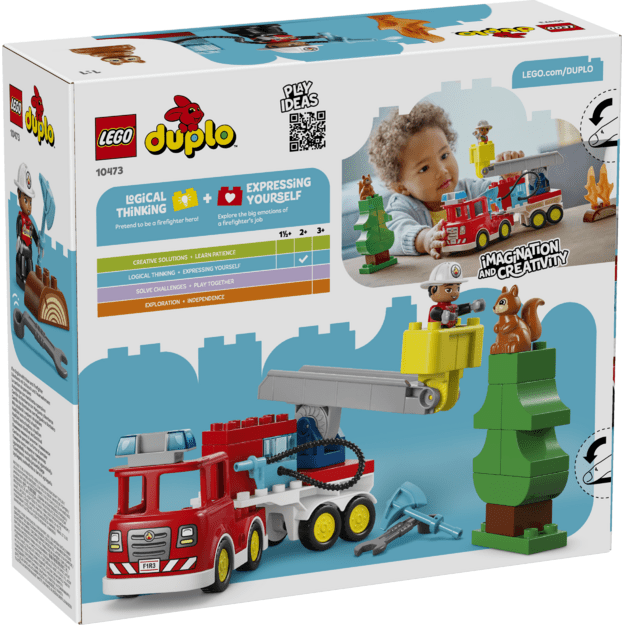 LEGO DUPLO Fire Truck with Hose and Firefighter