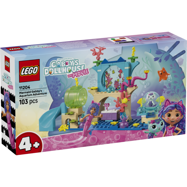 LEGO Gabby`s Dollhouse Mermaid Gabby s Aquarium Adventure