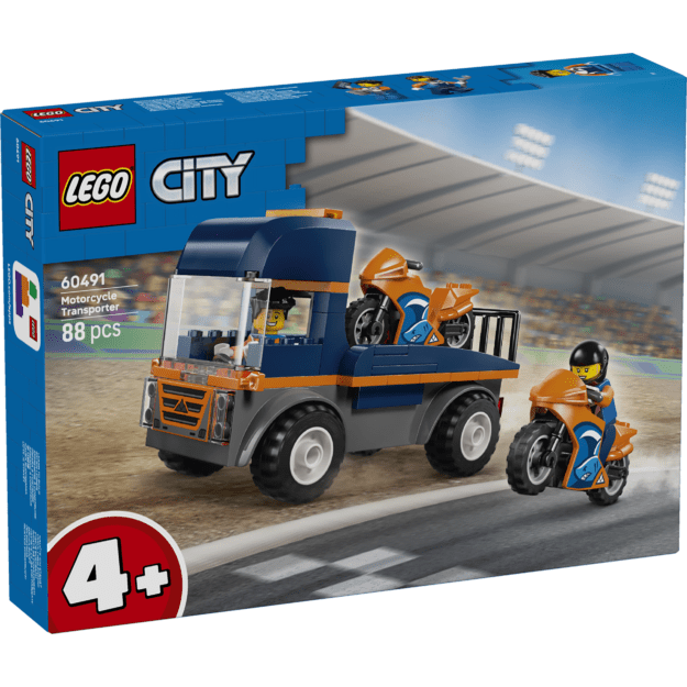 LEGO City Motorcycle Transporter