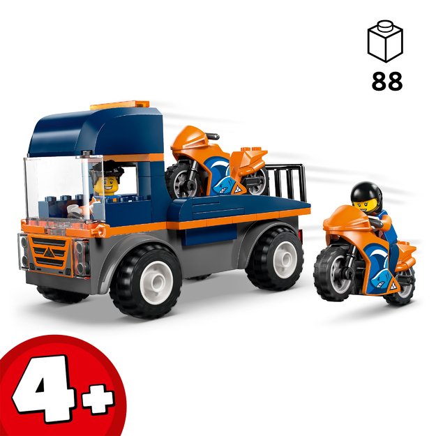 LEGO City Motorcycle Transporter