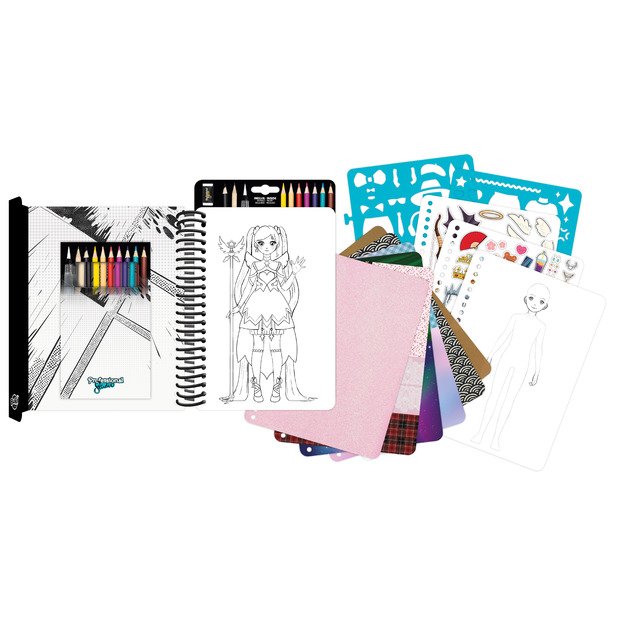 Buki Professional Studio Manga Colouring Book