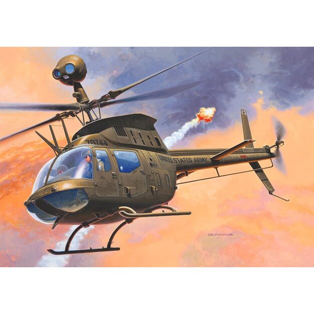 Revell Plastic Model Bell OH-58D Kiowa 1:72