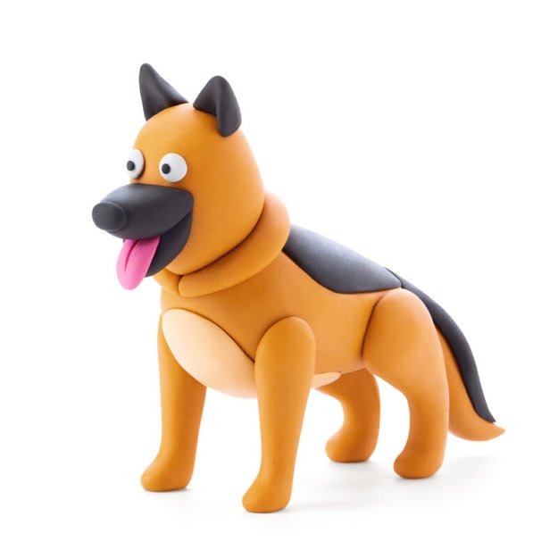 HEY CLAY Modelling Clay 6 pcs: Dog Selection 2