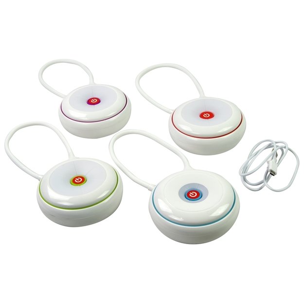 Grundig - sulankstoma LED biuro lempa 15 cm (rožinė) 2