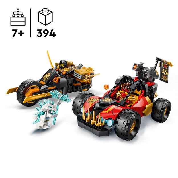 LEGO Ninjago Kai and Cole&rsquo;s Combiner Vehicles