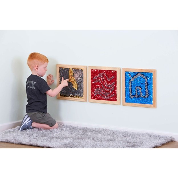 TTS Mermaid Sequin Motor Skills Frames 3pk