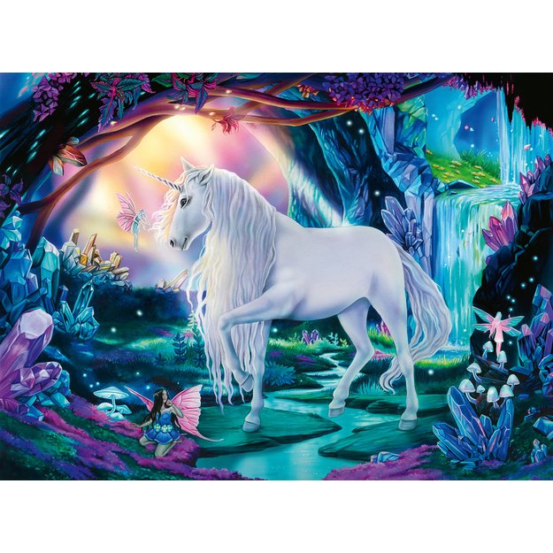 Ravensburger puzzle 300 pc Magic Forest Unicorn