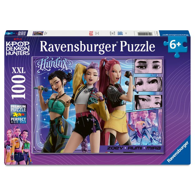 Ravensburger Puzzle 100 pcs KPop Demon Hunters: Happy Fans, Happy Honmoon!