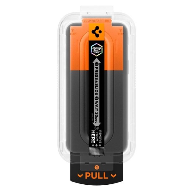 Spigen GLAS.TR EZ Fit Pro - Tempered Glass for iPhone 17 / 17 Pro / 16 Pro