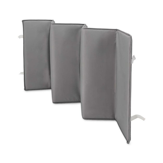 Milly Mally Mirage grey travel cot in a portable bag