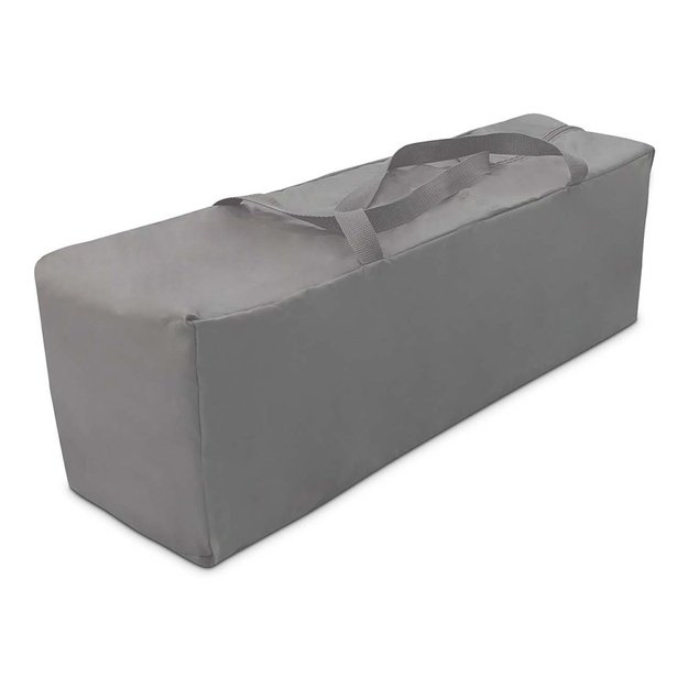 Milly Mally Mirage grey travel cot in a portable bag