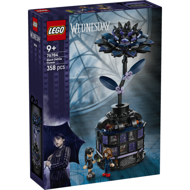 LEGO Wednesday Black Dahlia Flower