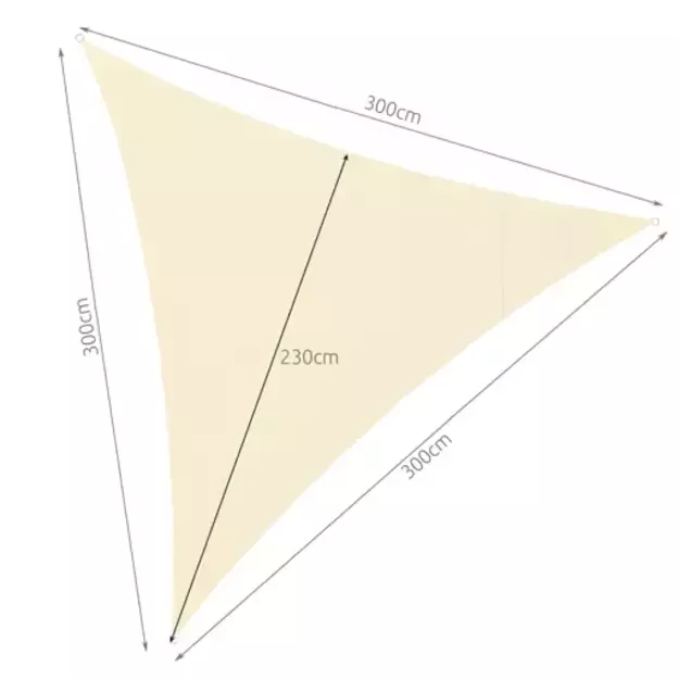 Atspalvio burė 3x3x3 smėlio spalvos Gardlov 23146