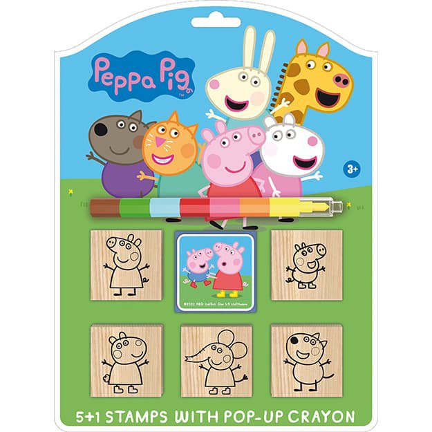 5+1 antspaudai su Peppa Pig vašku