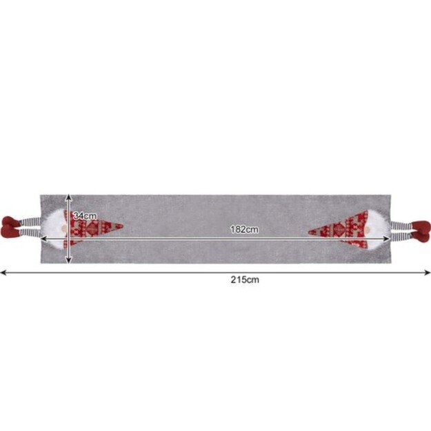 Kalėdų stalo bėgikas 180x33cm Ruhhy 22501