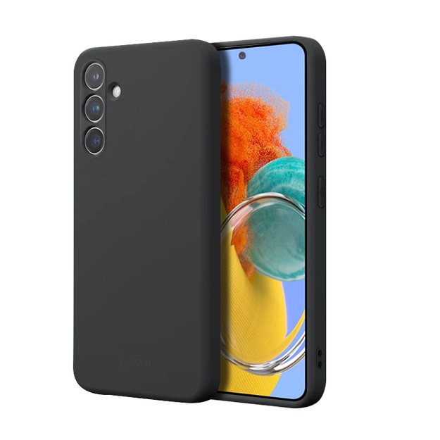 Crong Color Cover – dėklas, skirtas Samsung Galaxy M14 (juodas)