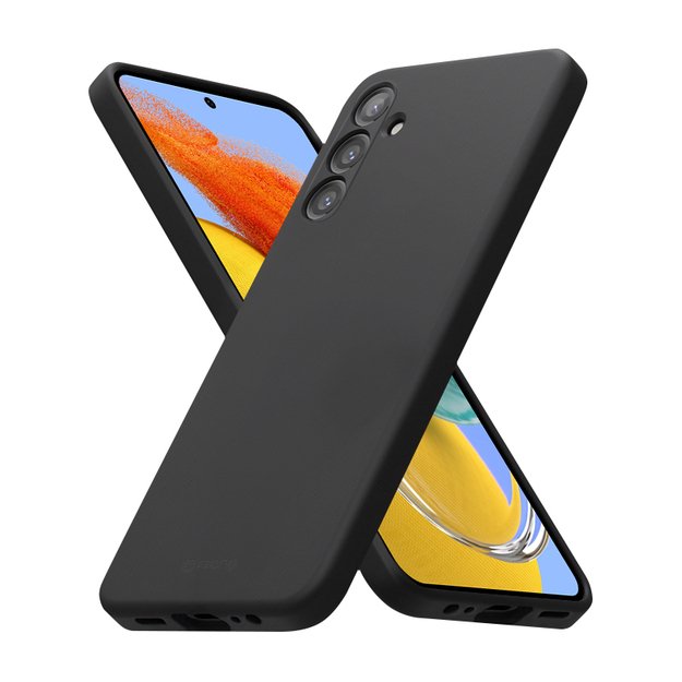 Crong Color Cover – dėklas, skirtas Samsung Galaxy M14 (juodas)