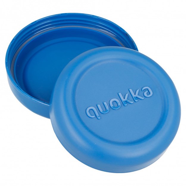 Quokka Bubble Food Jar - Plastikinė maisto talpa / priešpiečių dėžutė 500 ml (Blue Peonies) 3