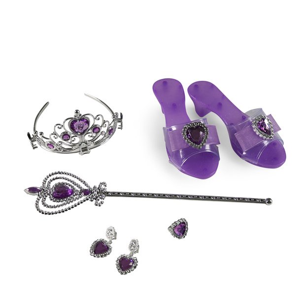 Princesės rinkinys su violetiniais aksesuarais 1