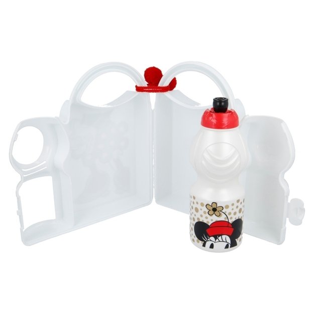 Minnie Mouse - Pietų dėžutės ir vandens buteliuko 400 ml rinkinys 4