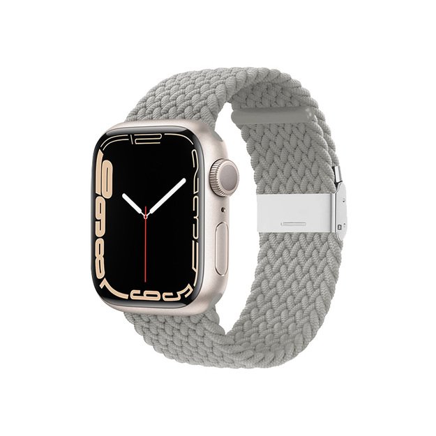 Crong bangų juosta, skirta Apple Watch 38/40/41mm (šviesiai pilka) 21