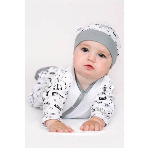 Baby Cotton Cap New Baby Music, dydis 56 (0-3m), 56 (0-3m)