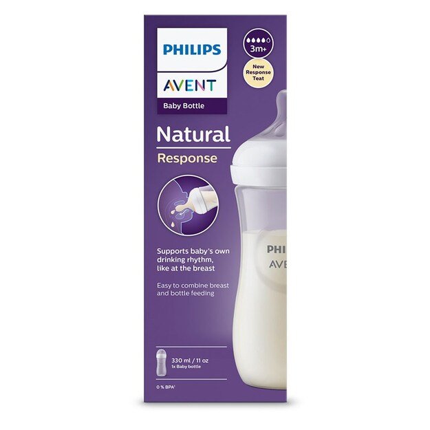 Avent Natural Response Bottle 330 ml +3m