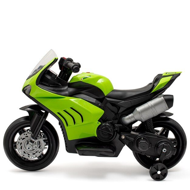 Vaikiškas elektrinis motociklas Baby Mix Supersport žalias 1