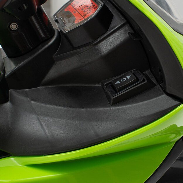Vaikiškas elektrinis motociklas Baby Mix Supersport žalias 6