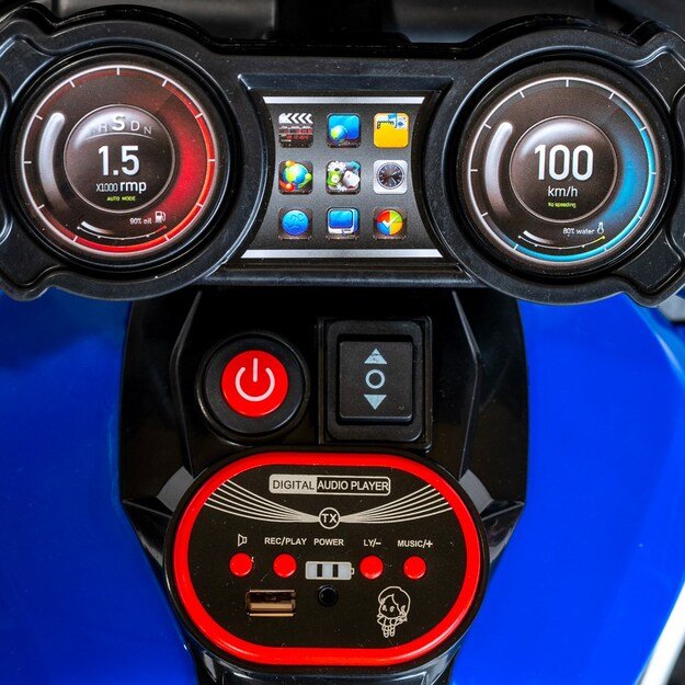 Vaikiškas elektrinis motociklas Baby Mix Rare mėlynas