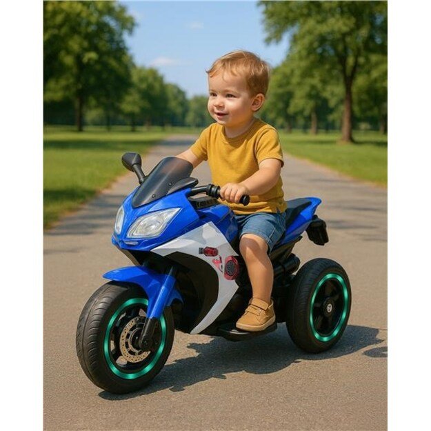Vaikiškas elektrinis motociklas Baby Mix Rare mėlynas