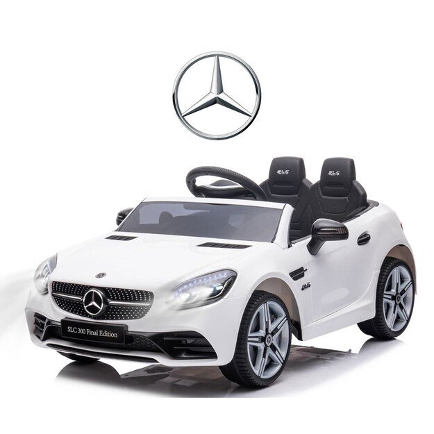 Elektrinis vaikiškas automobilis Milly Mally Mercedes-Benz SLC White