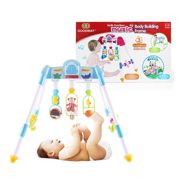 De Lux Baby Mix mėlyna lavinamoji trapecija