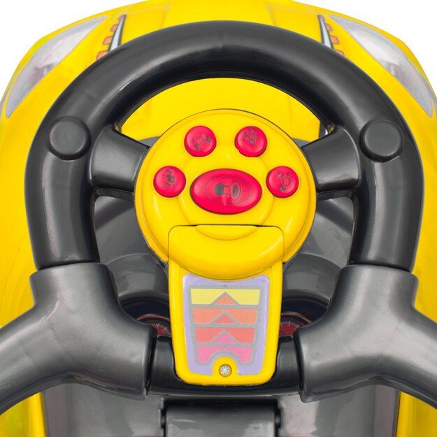 Baby Mix Mega Car geltonas 3in1 Baby Mix Mega Car