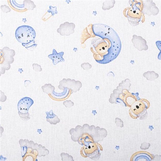 Sulankstomas čiužinys lovelei New Baby STANDARD 120x60x5 cm koala mėlynas