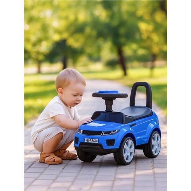 Mėlynos odos žaislas su visureigiu „Baby Mix Prime“.
