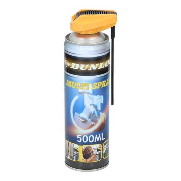 Dunlop - Daugiafunkcis purškiklis / Tepimo priemonė / Įsiskverbianti alyva / Valiklis / Kontaktinis purškiklis 500 ml