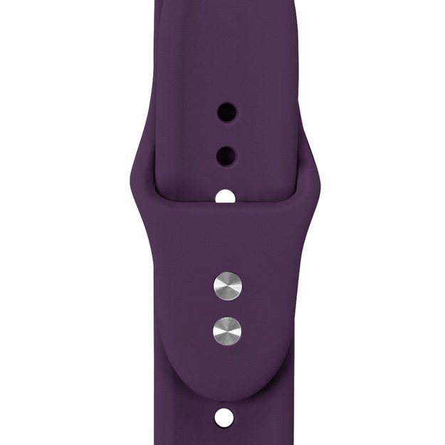 Crong Liquid – dirželis, skirtas Apple Watch 44/45/46/49 mm (slyva) 16