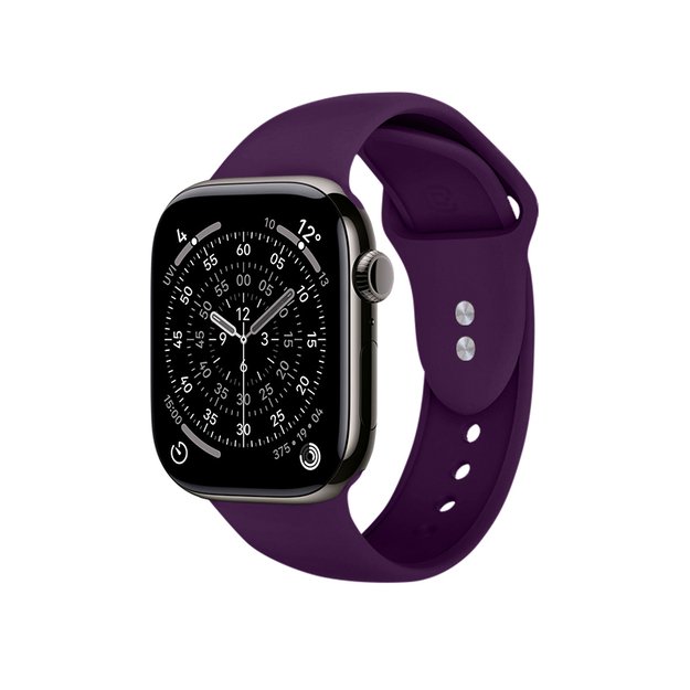 Crong Liquid – dirželis, skirtas Apple Watch 44/45/46/49 mm (slyva) 4