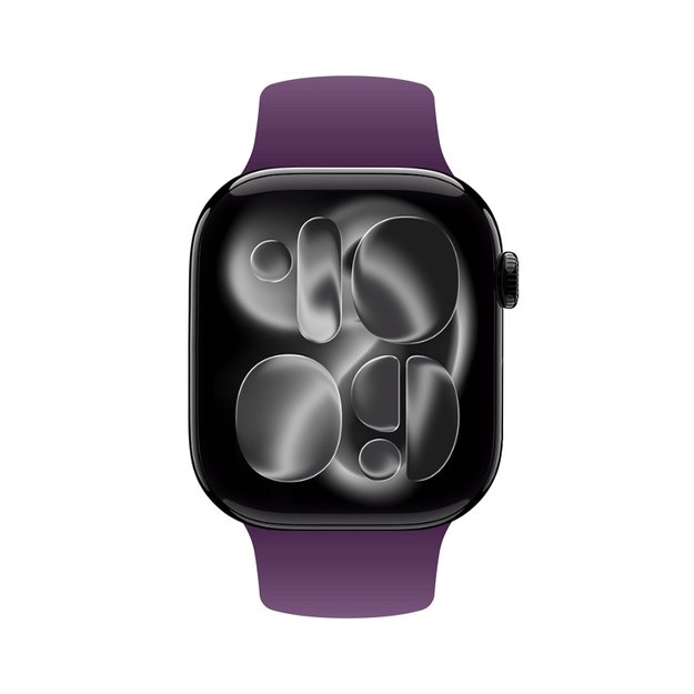 Crong Liquid – dirželis, skirtas Apple Watch 44/45/46/49 mm (slyva) 9